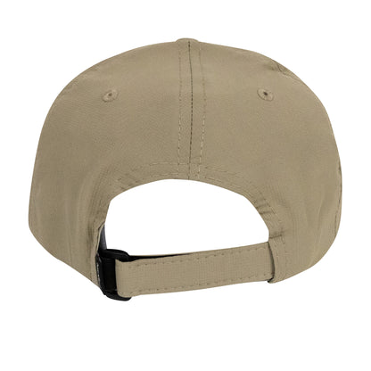 The NLU Wayward Outline XL Performance Hat | Khaki w/ Tonal Brown