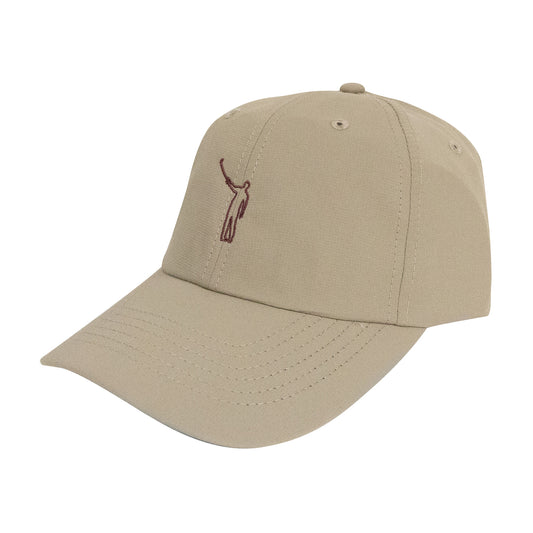 The NLU Wayward Outline Performance Hat | Khaki w/ Tonal Brown
