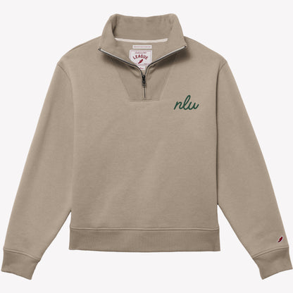 No Laying Up Ladies Fleece Quarter Zip | Khaki