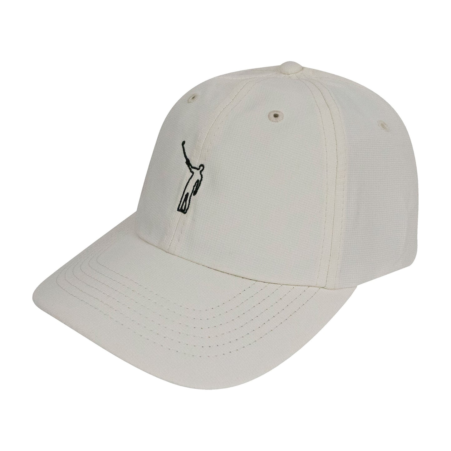 The NLU Wayward Outline XL Performance Hat | Macaroon w/ Dark Green