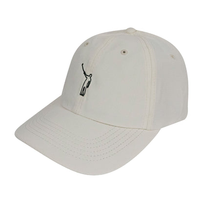 The NLU Wayward Outline XL Performance Hat | Macaroon w/ Dark Green