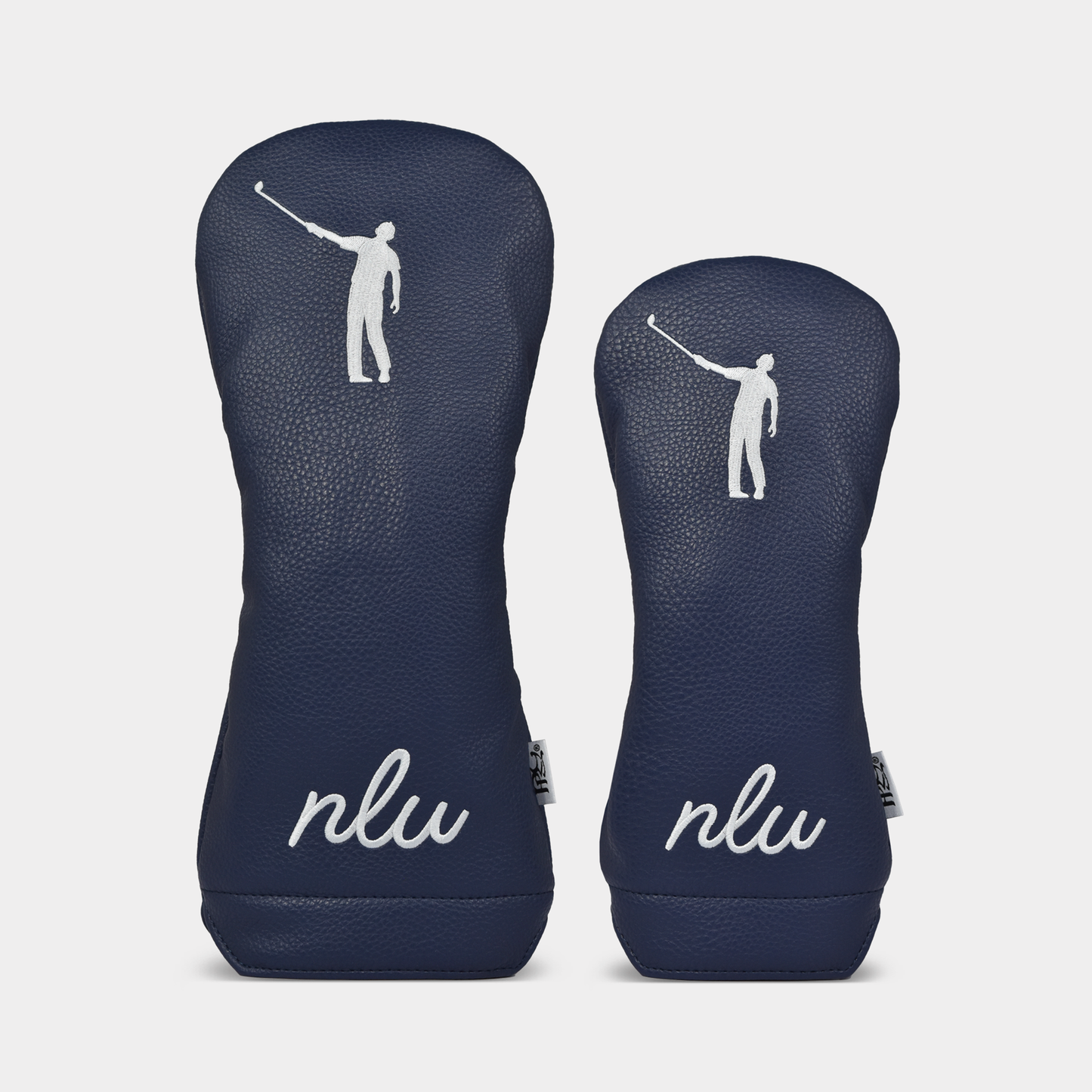 No Laying Up Vintage Wayward Drive & Script Initials Headcover | Navy (choose your size)