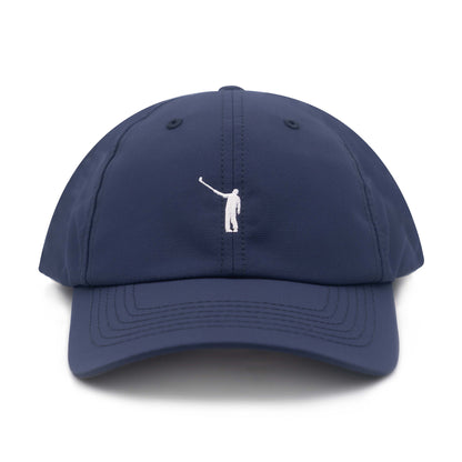 No Laying Up Custom Performance Hat | Navy w/ White Wayward Logo