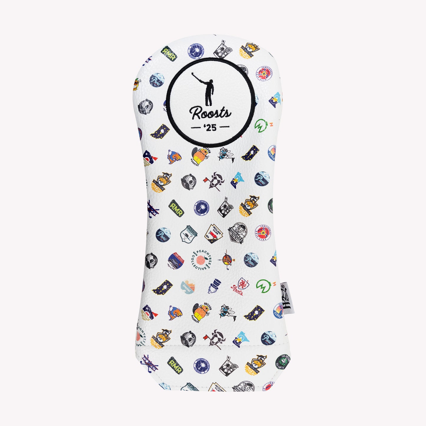 2025 No Laying Up Roost Logos Fairway Wood Headcover | White