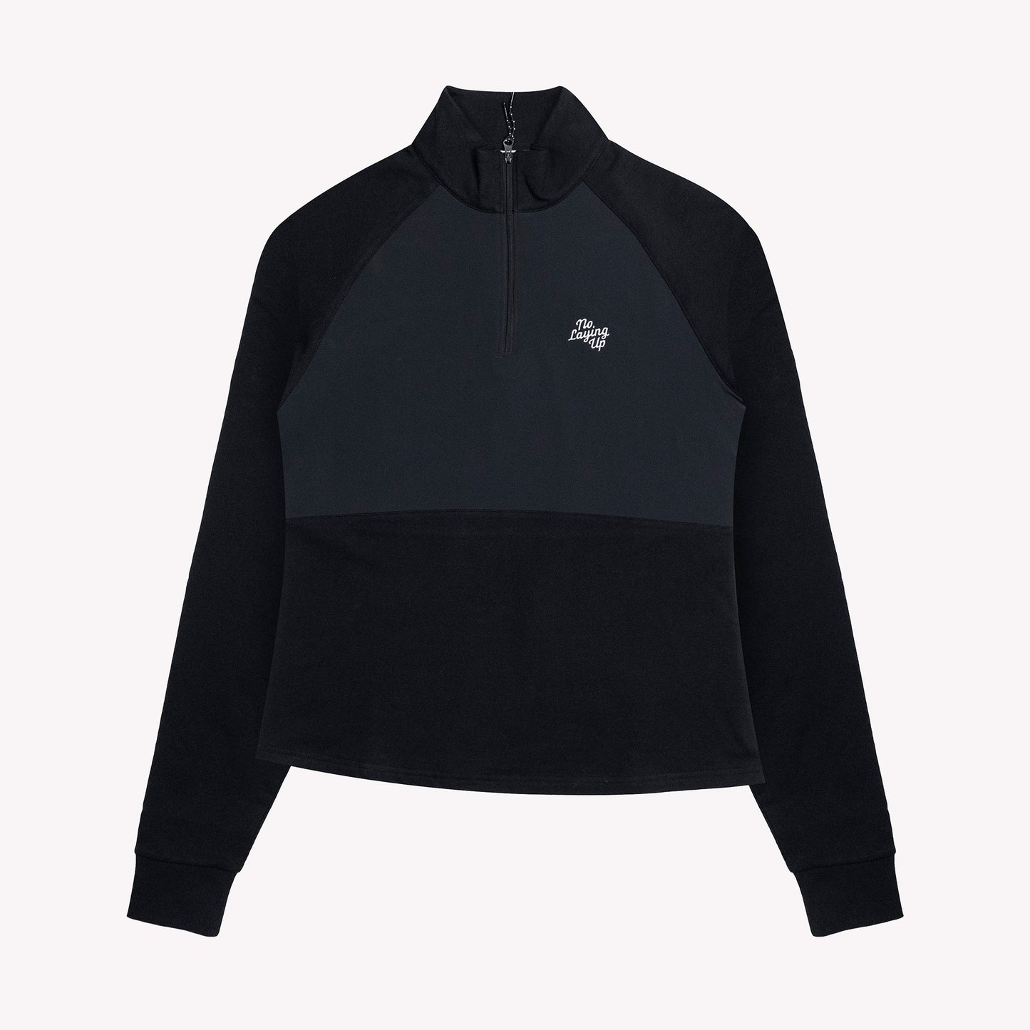 NLU x FJ Women's Hybrid Quarter Zip | Black