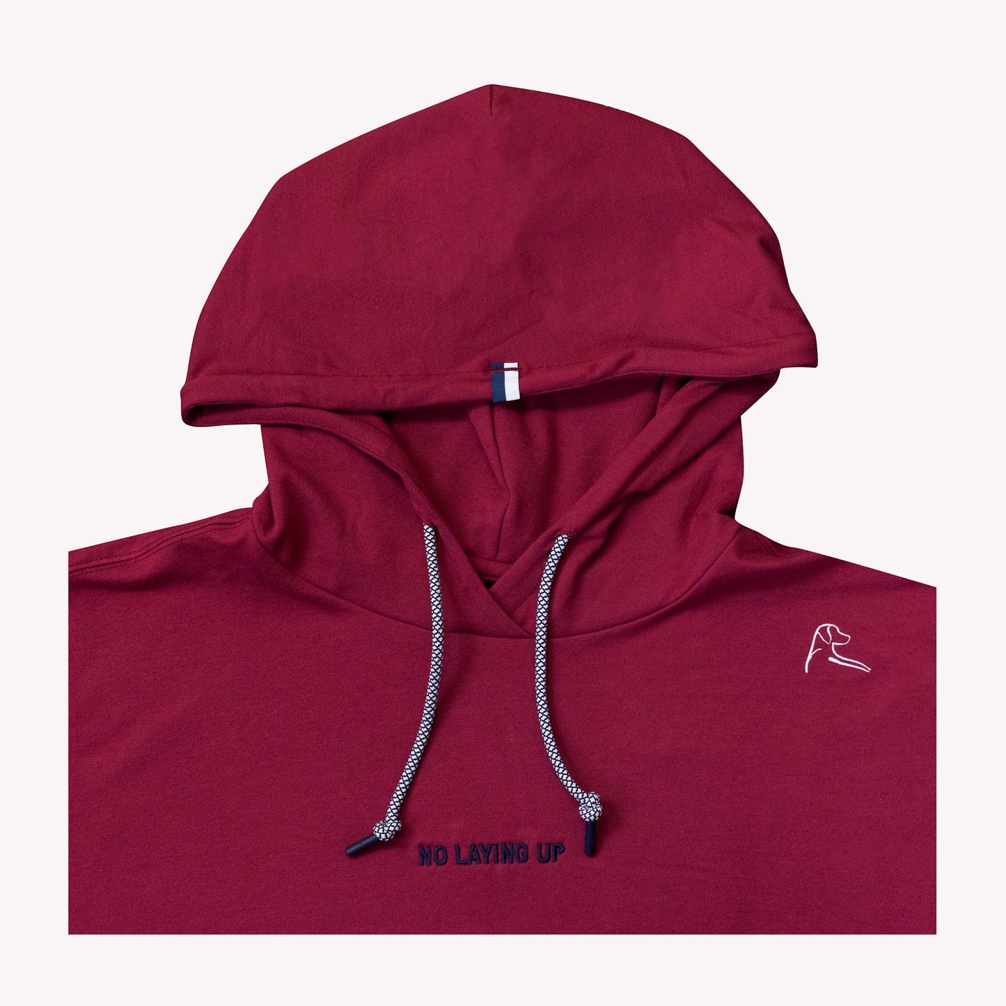 NLU x Rhoback Hoodie | Heathered Barn Red