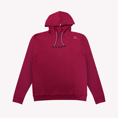 NLU x Rhoback Hoodie | Heathered Barn Red