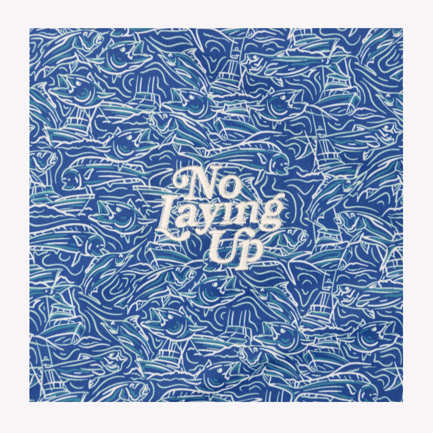 NLU x Rhoback Printed Performance Polo | The Deep Sea