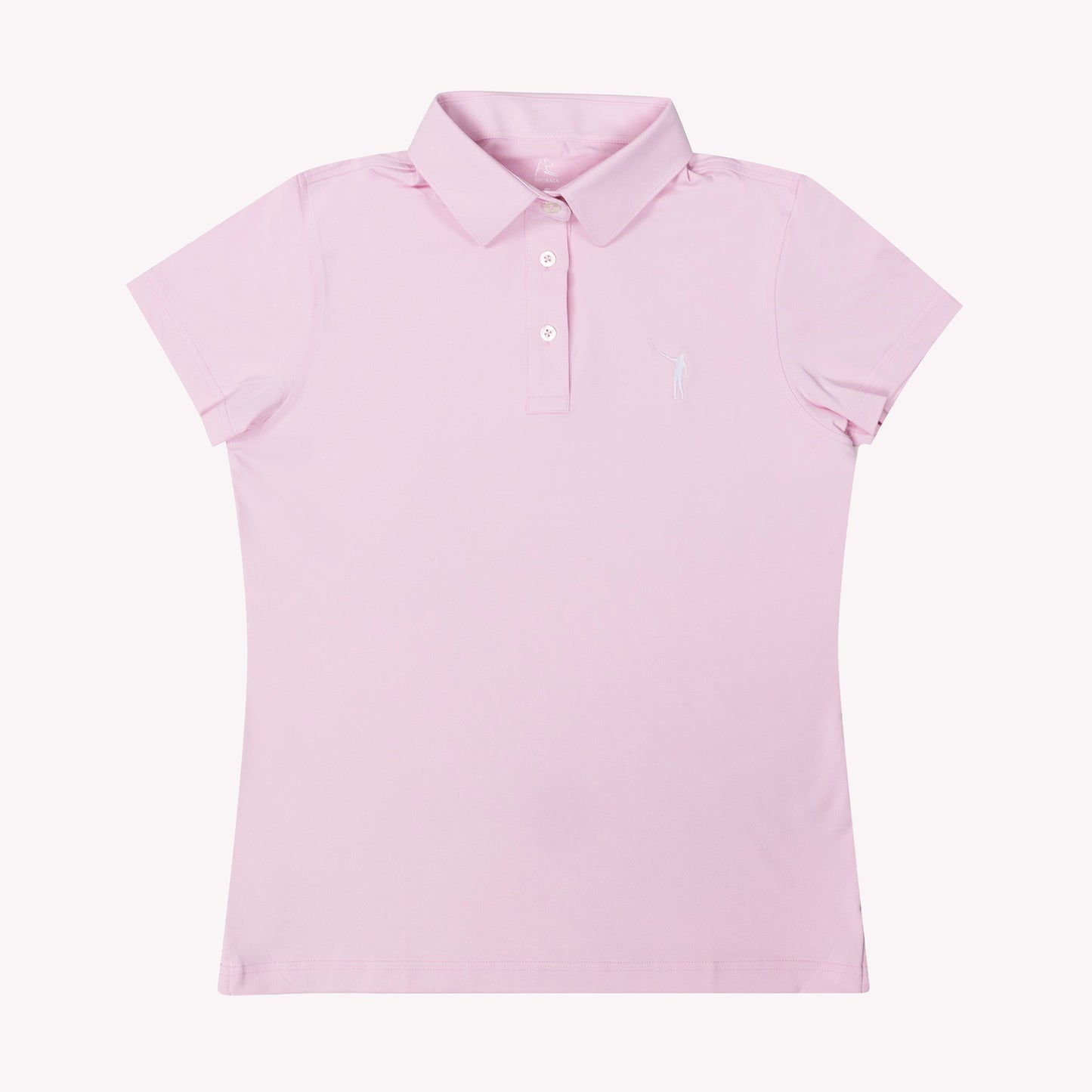 NLU x Rhoback Ladies Short Sleeve Polo | Lotus Pink