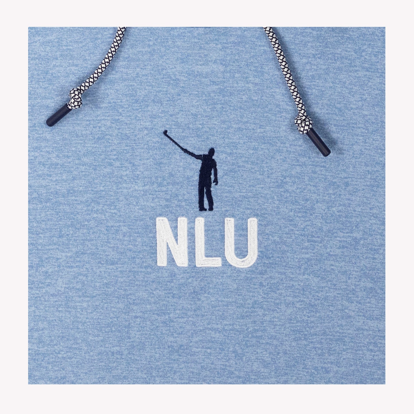 NLU x Rhoback Hesi Hoodie | Heathered Potomac Blue