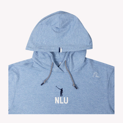 NLU x Rhoback Hesi Hoodie | Heathered Potomac Blue