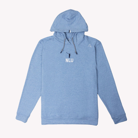NLU x Rhoback Hesi Hoodie | Heathered Potomac Blue