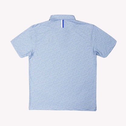 NLU x Rhoback Printed Performance Polo | The House Marg