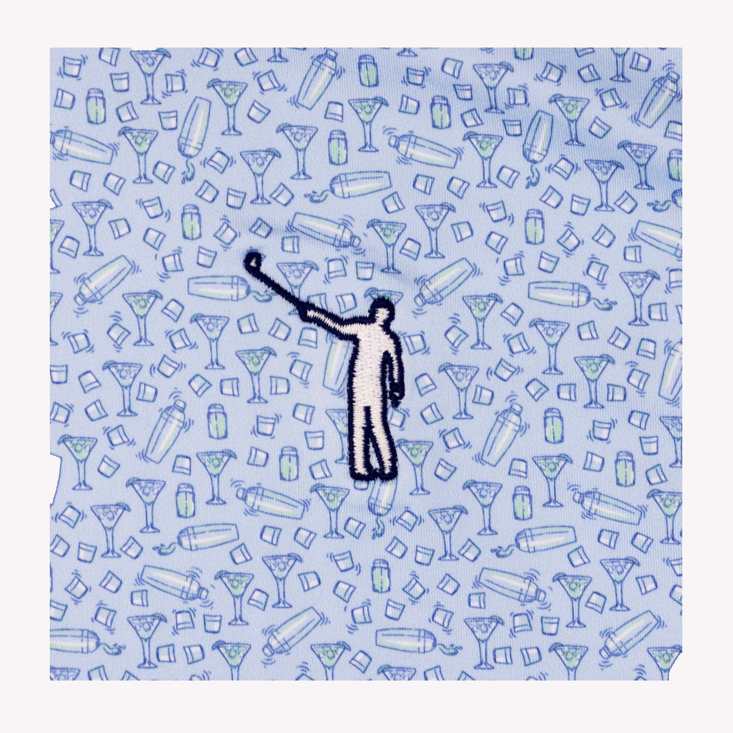 NLU x Rhoback Printed Performance Polo | The House Marg