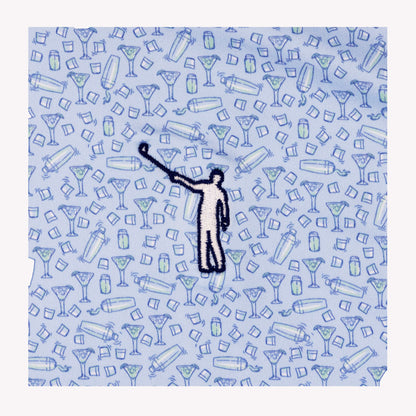 NLU x Rhoback Printed Performance Polo | The House Marg