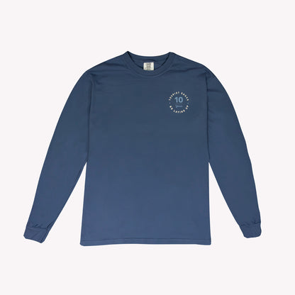 No Laying Up 10 Years of Tourist Sauce Long Sleeve T-shirt | Midnight