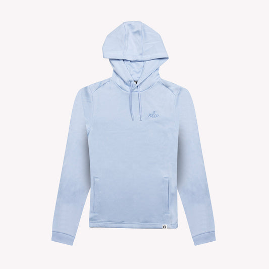 NLU x FJ Lightweight Hoodie - JUNIORS | Sky Blue w/ Small Script nlu