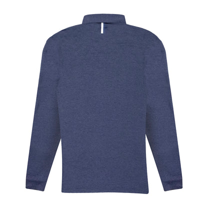 NLU x Rhoback Performance Long Sleeve Polo | Annapolis Blue