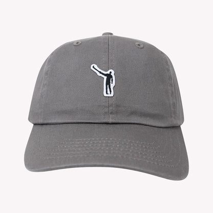 No Laying Up Cotton Dad Hat | Charcoal w/ Wayward Drive Micropatch