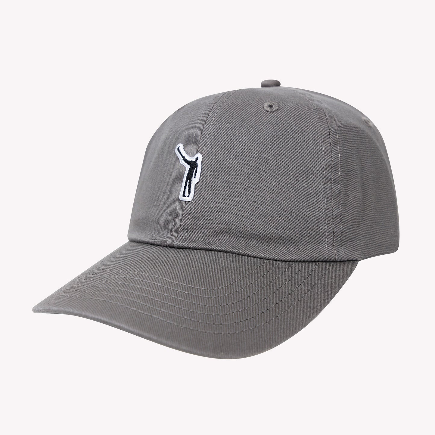 No Laying Up Cotton Dad Hat | Charcoal w/ Wayward Drive Micropatch