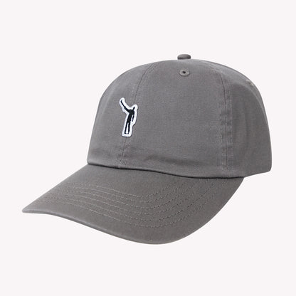 No Laying Up Cotton Dad Hat | Charcoal w/ Wayward Drive Micropatch