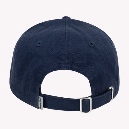 No Laying Up Cotton Dad Hat | Navy w/ Wayward Drive Micropatch