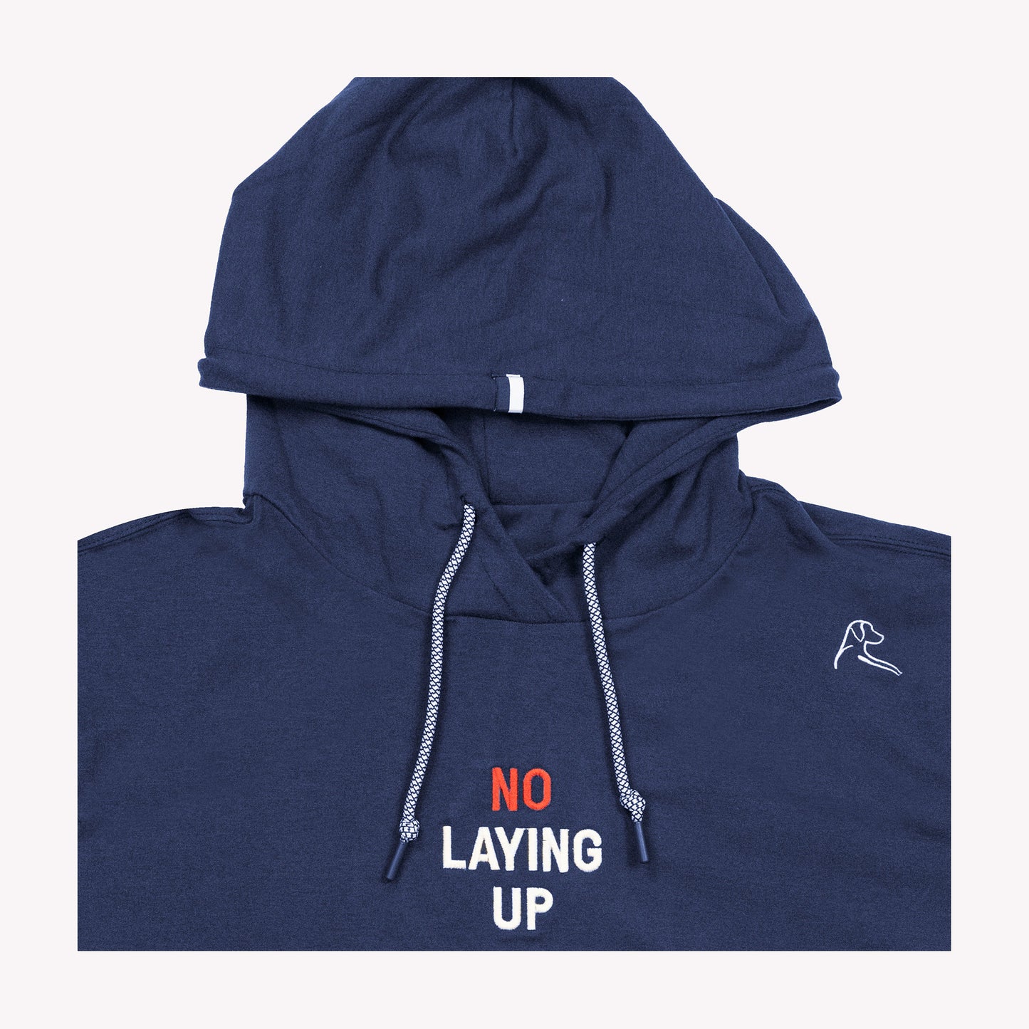 NLU x Rhoback Hoodie | Heathered Fleet Navy