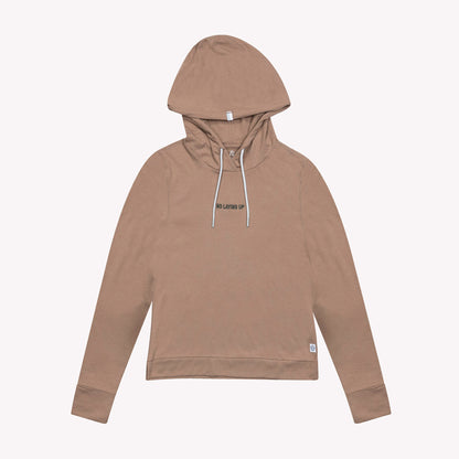 NLU x Rhoback Women's Tempo Hoodie | Heathered Sepia