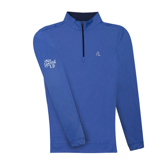 NLU x Rhoback Heathered Quarter Zip | Short Stop Blue