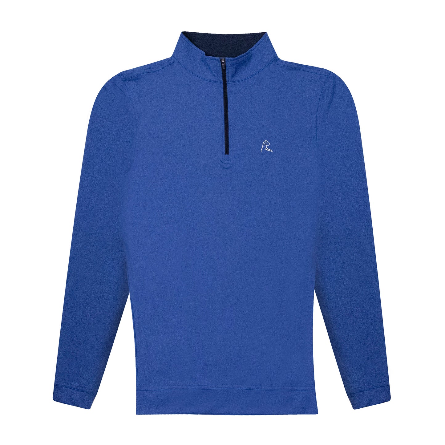 NLU x Rhoback Heathered Quarter Zip | Short Stop Blue