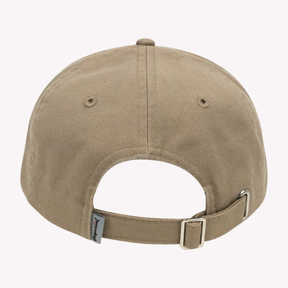 No Laying Up Cotton Dad Hat | Khaki w/ Wayward Drive Micropatch