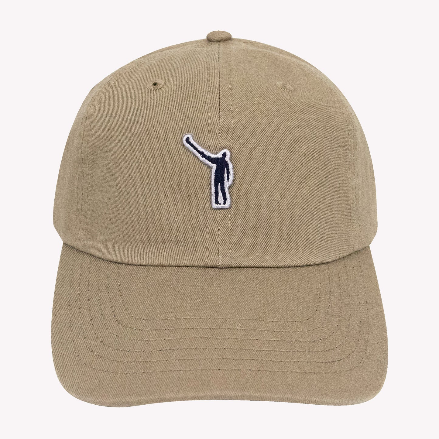 No Laying Up Cotton Dad Hat | Khaki w/ Wayward Drive Micropatch