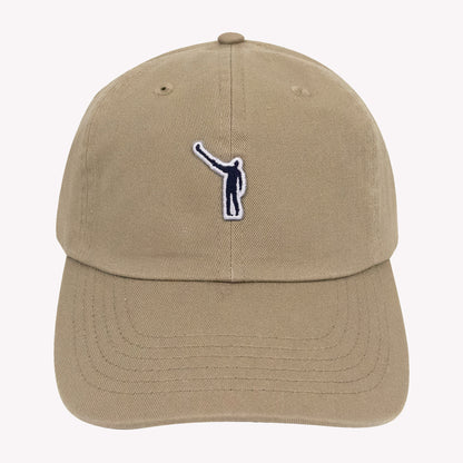 No Laying Up Cotton Dad Hat | Khaki w/ Wayward Drive Micropatch