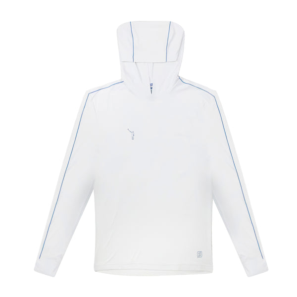 NLU x FJ TempoSeries Blocked Sun Hoodie | White – No Laying Up
