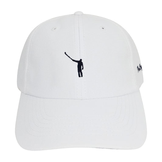 The No Laying Up Hat w/ Wayward and Script Logos | White w/ Navy