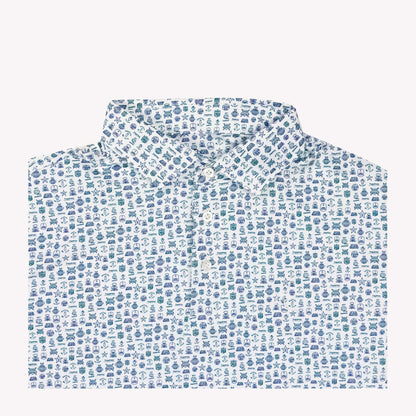 NLU x Rhoback Performance Polo | The TrapDraw