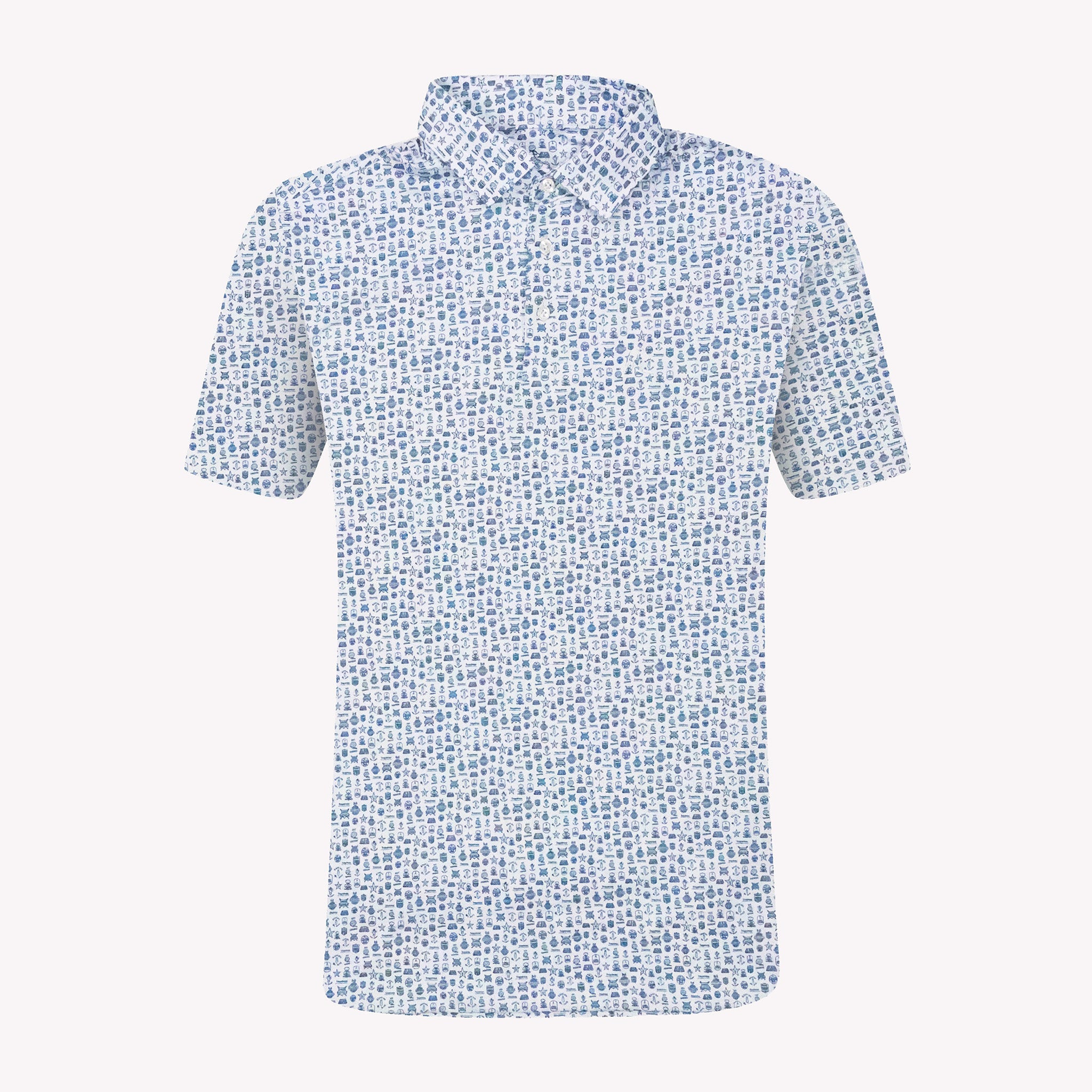 NLU x Rhoback Performance Polo | The TrapDraw – No Laying Up