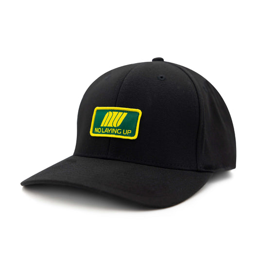 NLU Spring Airline ProFormance Hat | Black w/ Green & Yellow Patch