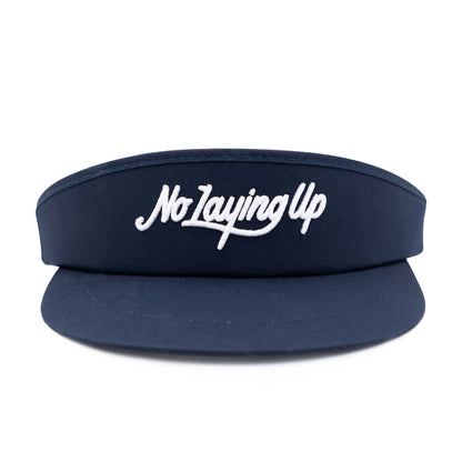 NLU Modern Script Tour Visor | Navy w/ White