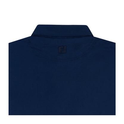 NLU x FJ Solid Lisle Polo | Navy w/ Two-toned Wayward (Traditional Fit)
