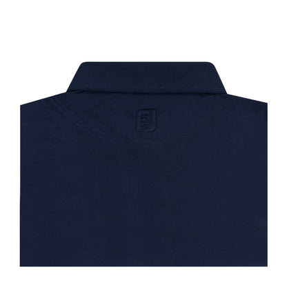 NLU x FJ Solid Lisle Polo | Navy w/ Two-toned Wayward (Athletic Fit)