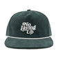 No Laying Up Friendly Skies Corduroy Rope Hat | Spruce Green w/ White