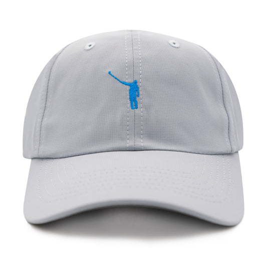 The No Laying Up Performance Hat | Fog w/ Summer Blue Wayward Drive