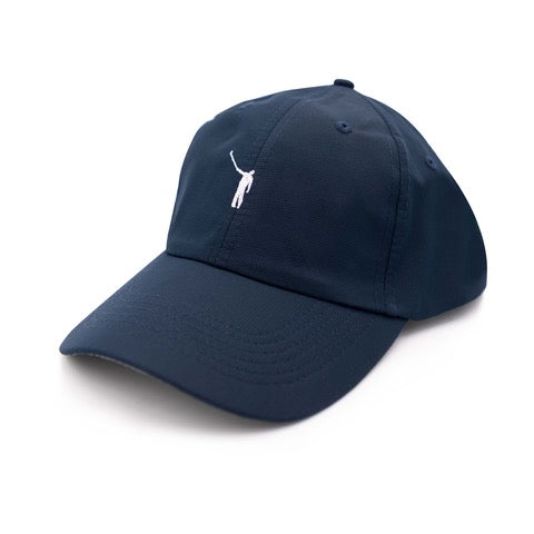 No Laying Up Small Fit Performance Logo Hat | Navy w/ White Logo