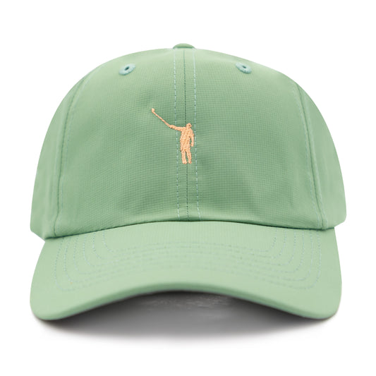 The No Laying Up Small Fit Performance Hat | Laurel Green w/ Pale Melon Wayward Drive