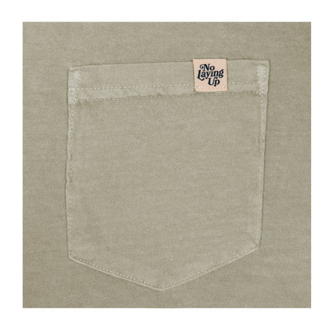 No Laying Up Minimalist Pocket T-shirt | Sandstone