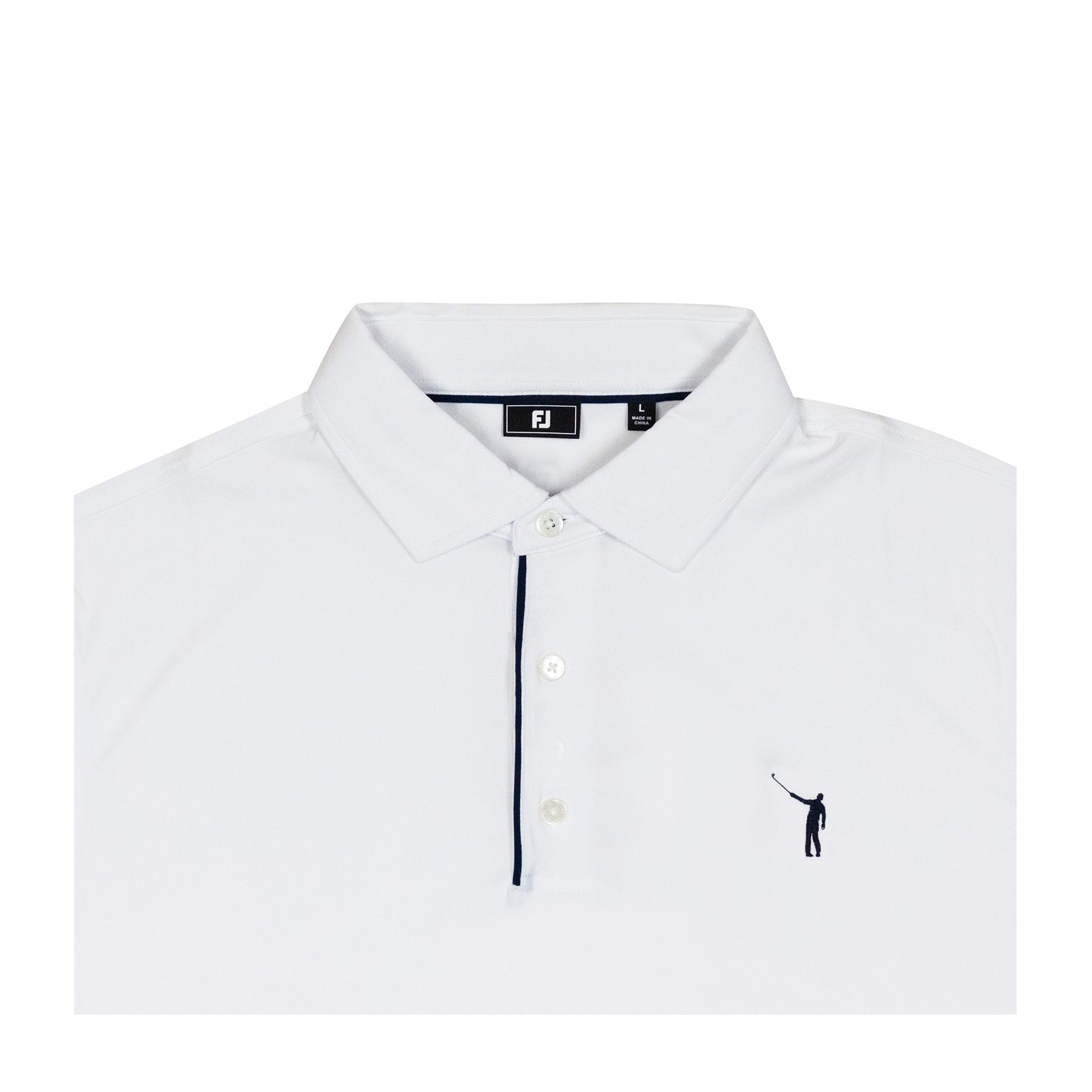 NLU x FJ Long Sleeve Sun Protection Polo | White