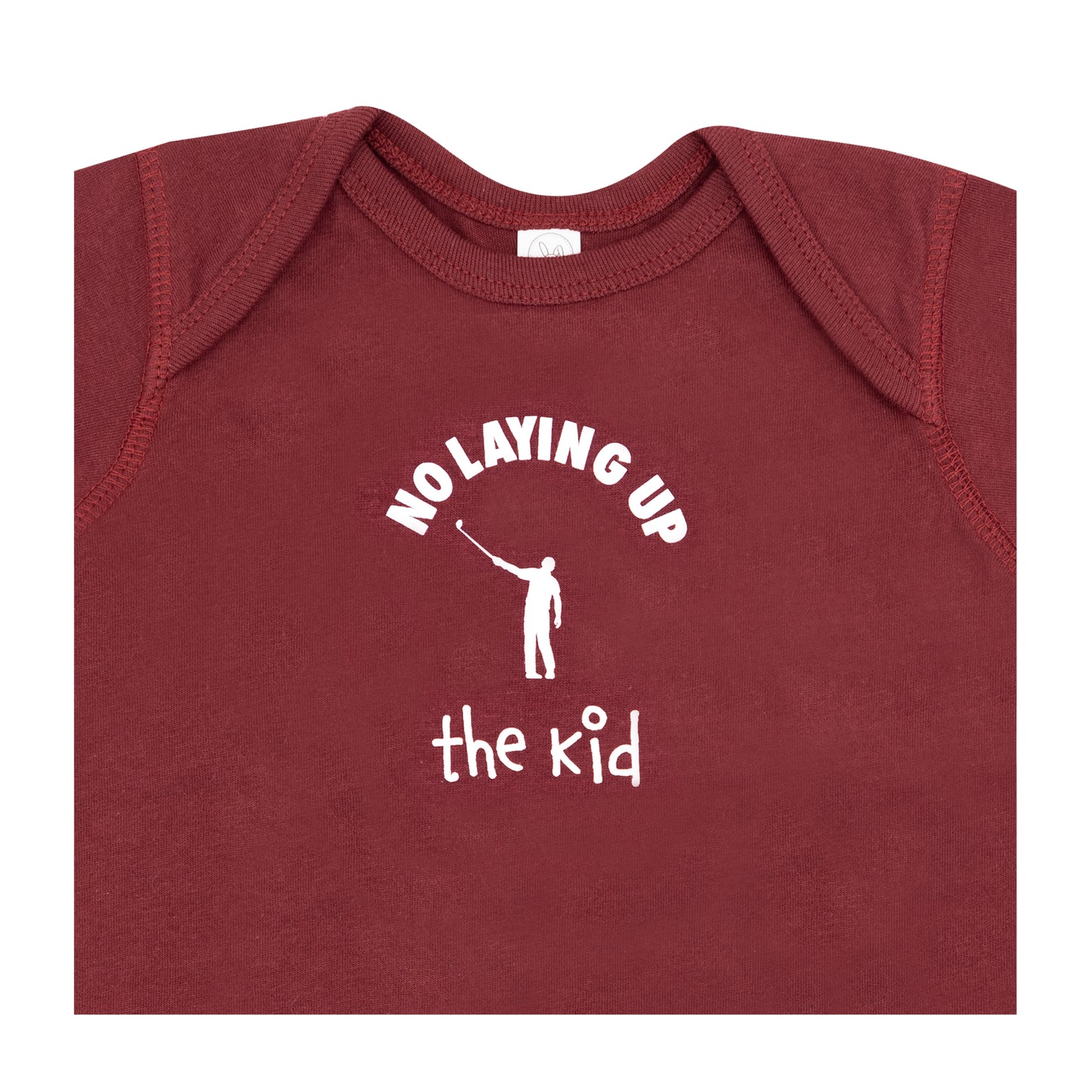 No Laying Up "The Kid" Onesie | Maroon