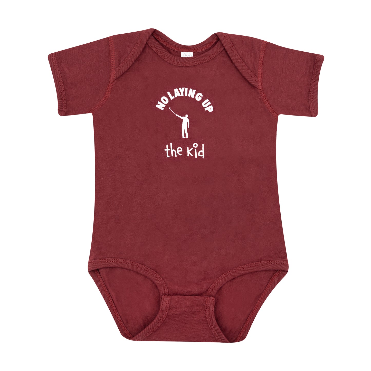 No Laying Up "The Kid" Onesie | Maroon
