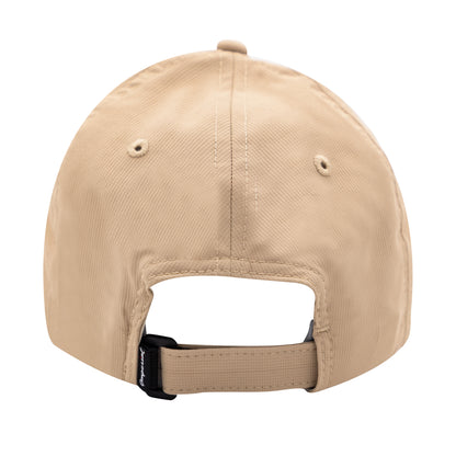 The No Laying Up XL Performance Hat | Khaki w/ Teal Wayward Drive
